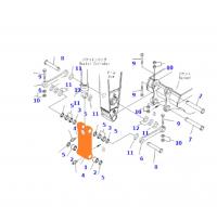 Трапеция ковша Hitachi ZX800 9206144 1029818