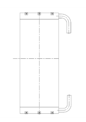 Радиатор масляный Hitachi ZX200-3 4650353