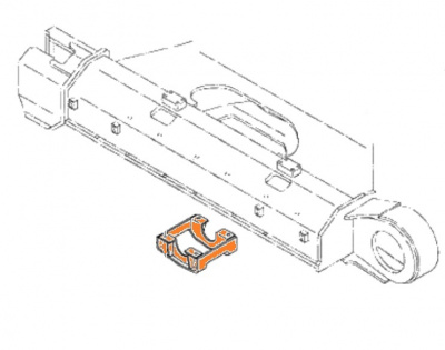 Защита опорного катка Hitachi ZX120-3 8108878